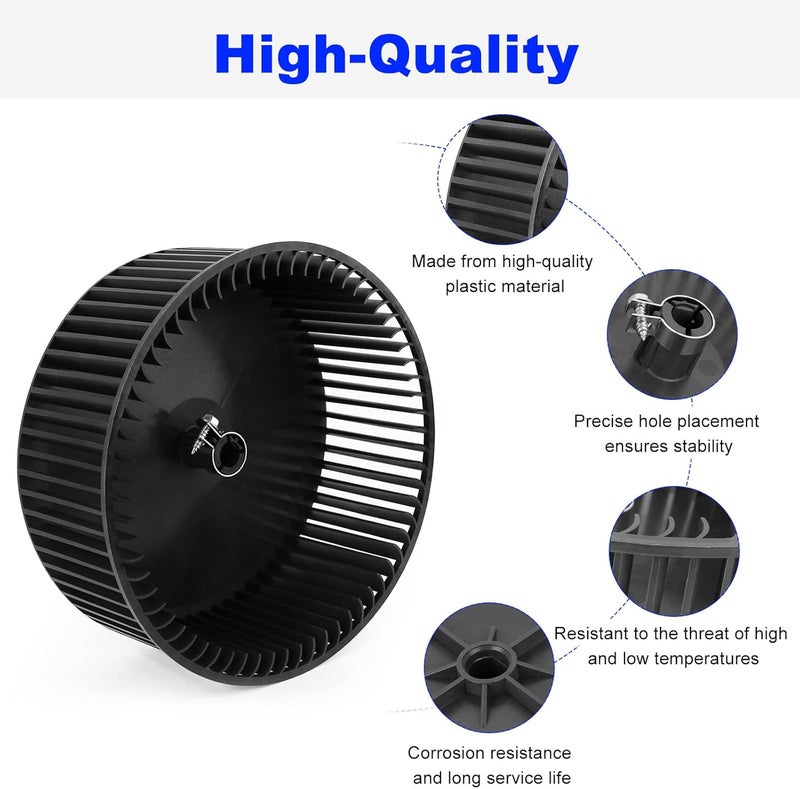 BZTT 3313107.033 RV Ac Blower Wheel Replacement Atwood Duo-Therm Air Conditioner Blower Wheel 3313107033 3104887.009 385002300 RV Blower Wheel NBK 20370-1 - Image 5